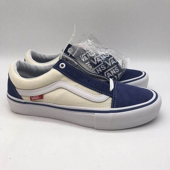 NEW Vans Old Skool Pro Sty Navy/Classic White Men's 7M Skateboarding Casual Shoe - Picture 4 of 12